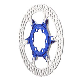 DISCO FORMULA DE DOS PIEZAS Y 140 MM (AZUL/CON TORNILLOS)