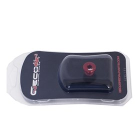 TORNILLO DRENAJE RADIADOR GECO (ROJO)