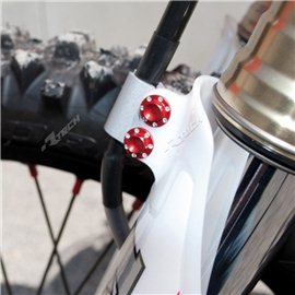 TORNILLOS SUJECIÓN LATIGUILLO DELANTERO GECO HONDA CRF (2002-2016)