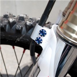 TORNILLOS SUJECIÓN LATIGUILLO DELANTERO GECO YAMAHA YZF (2007-2016)