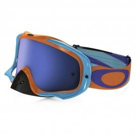 OAKLEY CROWBAR HERITAGE RACER ORANGE BLUE (LENTE ICE IRIDIUM)