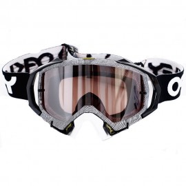 OAKLEY MAYHEM PRO FACTORY PILOT THUMBPRINT BLACK WHITE (LENTE PRIZM)