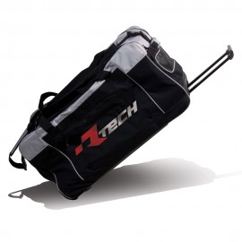 BOLSA TROLLEY CON RUEDAS RTECH (NEGRA-ROJA)