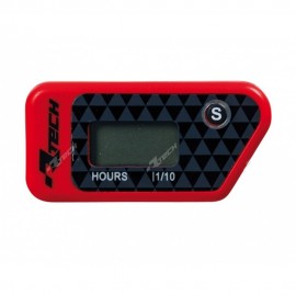 CONTADOR HORAS ELECTRÓNICO RTECH INALÁMBRICO (ROJO)