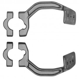 KIT MONTAJE ALUMINIO EN MANILLAR DE PARAMANOS RTECH VERTIGO, FLX, DUAL EVO