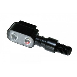 LED INDICATOR MX-1 BLACK METAL HOUSING E-MARKED