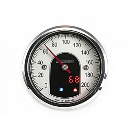 ANALOGUE SPEEDOMETER MOTOSCOPE TINY POLISHED