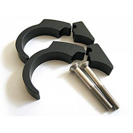 HANDLE BAR CLIP KIT 1 INCH BLACK