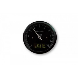 MOTOSCOPE CLASSIC REV COUNTER DARK EDITION 10.000 RPM