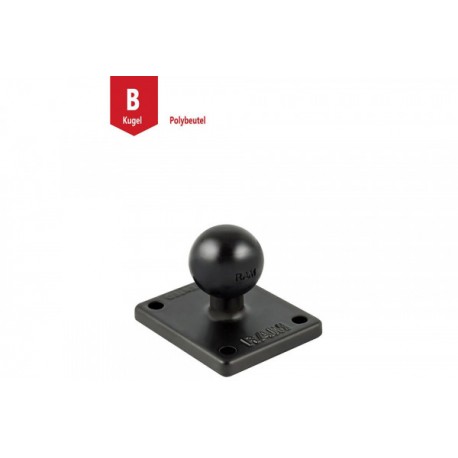 RECTANGLE BASE - 2 INCH X 1.7 INCH WITH 1 INCH B-BALL