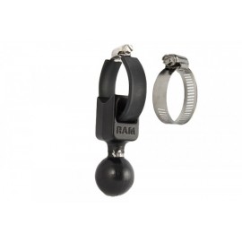 1.5 INCH C-BALL BASE WITH STRAP - 0.5 INCH TO 2 INCH DIAMETER