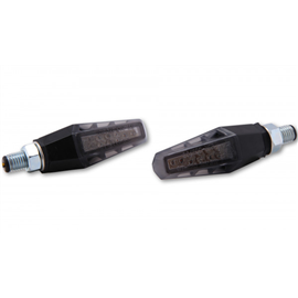 LED INDICATOR GILL BLACK SMOKE LENS PAIR E-MARKED.