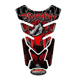 PROTECTOR DEPOSITO STREET STYLE 4PCS ROJO SUZUKI BANDIT