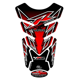 PROTECTOR DEPOSITO 4PCS ROJO YAMAHA