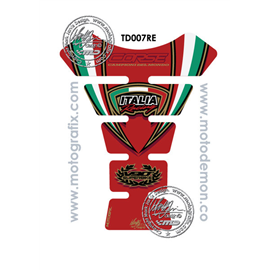 PROTECTOR DEPOSITO 1PC ROJO DUCATI