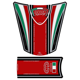 PROTECTOR DEPOSITO 3PCS ROJO ITALIA DUCATI DIAVEL 1200