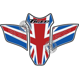 PROTECTOR DEPOSITO 3PCS UNION JACK TRIUMPH TIGER 800