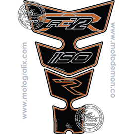 PROTECTOR DEPOSITO 2PCS NARANJA/NEGRO KTM RC8-R