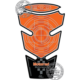 PROTECTOR DEPOSITO 2PCS NARANJA BMW F800R