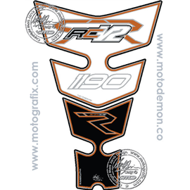 PROTECTOR DEPOSITO 2PCS BLANCO KTM RC8-R
