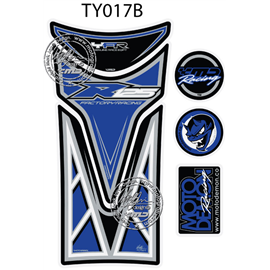 PROTECTOR DEPOSITO 6PCS AZUL YAMAHA YZF-R125