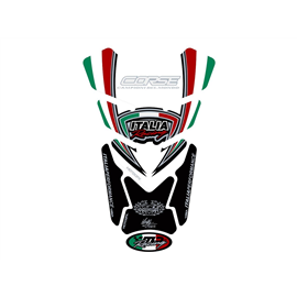 PROTECTOR DEPOSITO 4PC BLANCO TRICOLOUR DUCATI