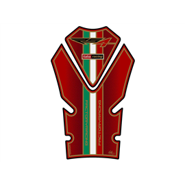 PROTECTOR DEPOSITO 2PCS ROJO APRILIA RS4 125
