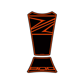 PROTECTOR DEPOSITO 2PCS NEGRO/NARANJA KAWASAKI Z800/800E