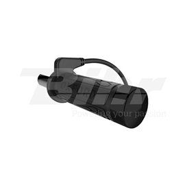 PUNTERA CROMADA OSCURA PUÑOS CALEFACTABLES CRUISER OF697DC