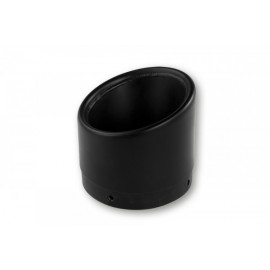 ENDCAP SLASHED BLACK FOR EXHAUST WITH D88MM