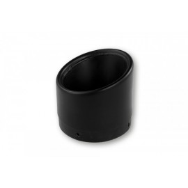 ENDCAP SLASHED BLACK FOR EXHAUST WITH D112MM