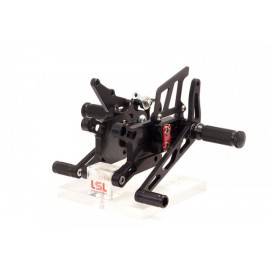 2SLIDE REARSET BMW S 1000 RR 09- BLACK MOUNTING PIECE RED