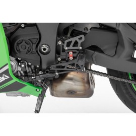 2SLIDE REARSET KAWASAKI ZX-10R 16- BLACK MOUNTING PIECE RED