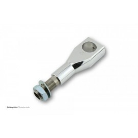 ALU-RISER POLISHED 40 MM 22MM FIXING WITH WIRE THROUGH
