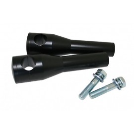 ALU-RISER BLACK 150 MM TÃŒV M12 MOUNTING