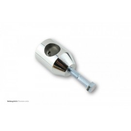 ALU-RISER POLISHED 40 MM 12MM FIXING WITHOUT WIRE THROUGH