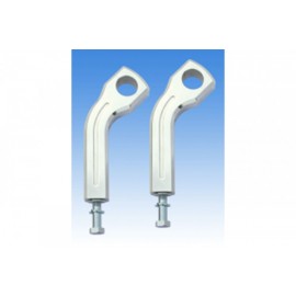 ALU-RISER CURVED STYLE POLISHED 150 MM,1 1/4 INCH
