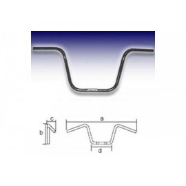 APE HANGER LOW 1 INCH H27 BLACK
