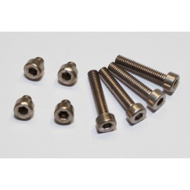 ALUMINIUM SCREW SET M4 TITAN ANODIZED