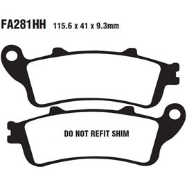 KAWASAKI EN 650 ABS 15' - 16' EBC SINTETIZADAS DEL. DCHA