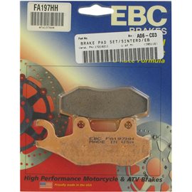 KYMCO K-PIPE 125 13' - 15' EBC SINTETIZADAS DELANTERAS