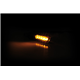 LED SEQUENCE-INDICATOR ELECTRO BLACK AMBER LENS