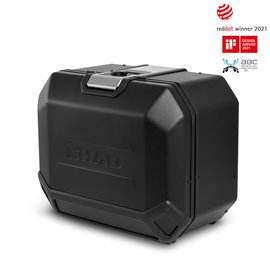 MALETA IZQUIERDA ALUMINO SHAD TERRA BLACK 47L