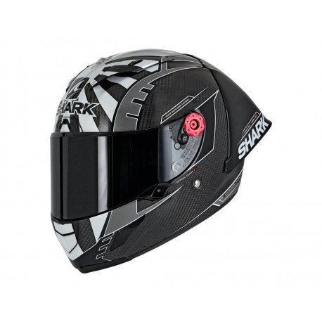 SHARK RACE-R PRO GP ZARCO CARBON PLATA NEGRO