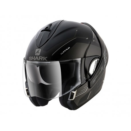 CASCO SHARK EVOLINE 3 MATE ANTRACITA CASCOS SHARK EVOLINE 3 DISTRIBUIDOR SHARK MADRID