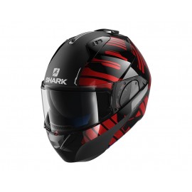 SHARK EVO ONE 2 LITHION DUAL NEGRO CROMO ROJO