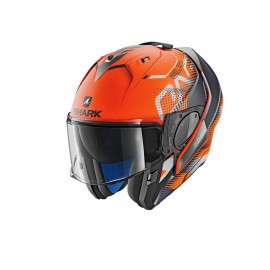 SHARK EVO ONE 2 KEENSER MATE NARANJA NEGRO PLATA